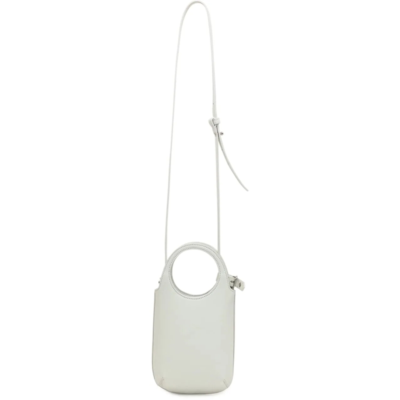 Courrèges Handytasche Borsa Compatta in Pelle weiß(Image 3)