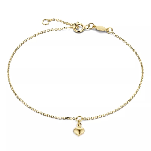 BELORO Della Spiga Giulietta 9 karat bracelet with heart Gold Armband