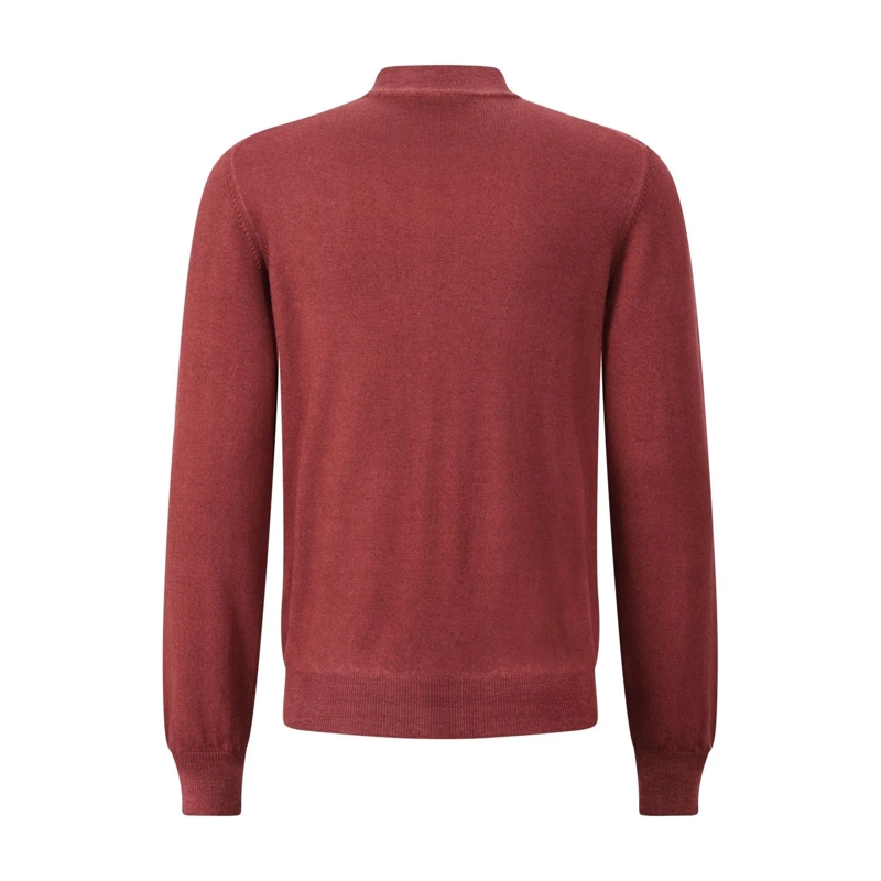 Gran Sasso Rollkragenpullover Strickpullover aus Wolle blau(Image 10)