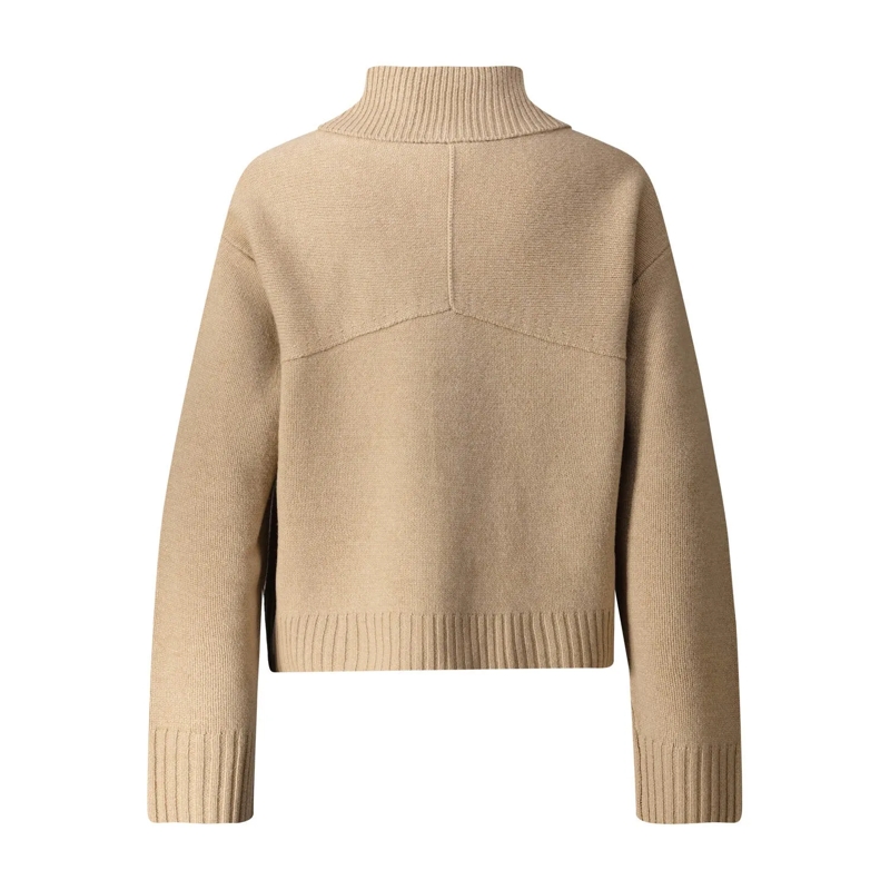 Closed Pull Strickjacke aus Wolle braun(Image 2)