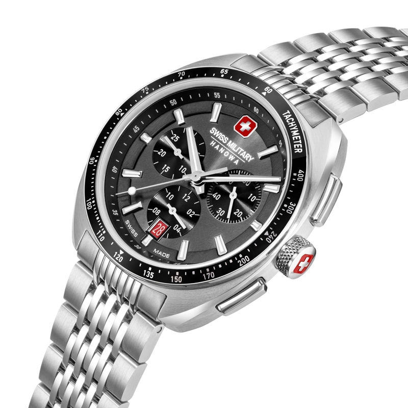 Swiss Military Hanowa Chronograph Quarzuhr Defender silber(Image 2)