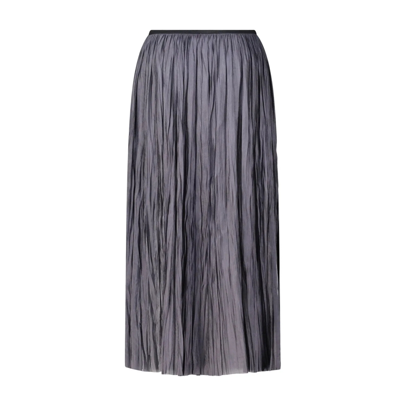 Roberto Collina Maxirock Plissierter Midirock grau(Image 2)