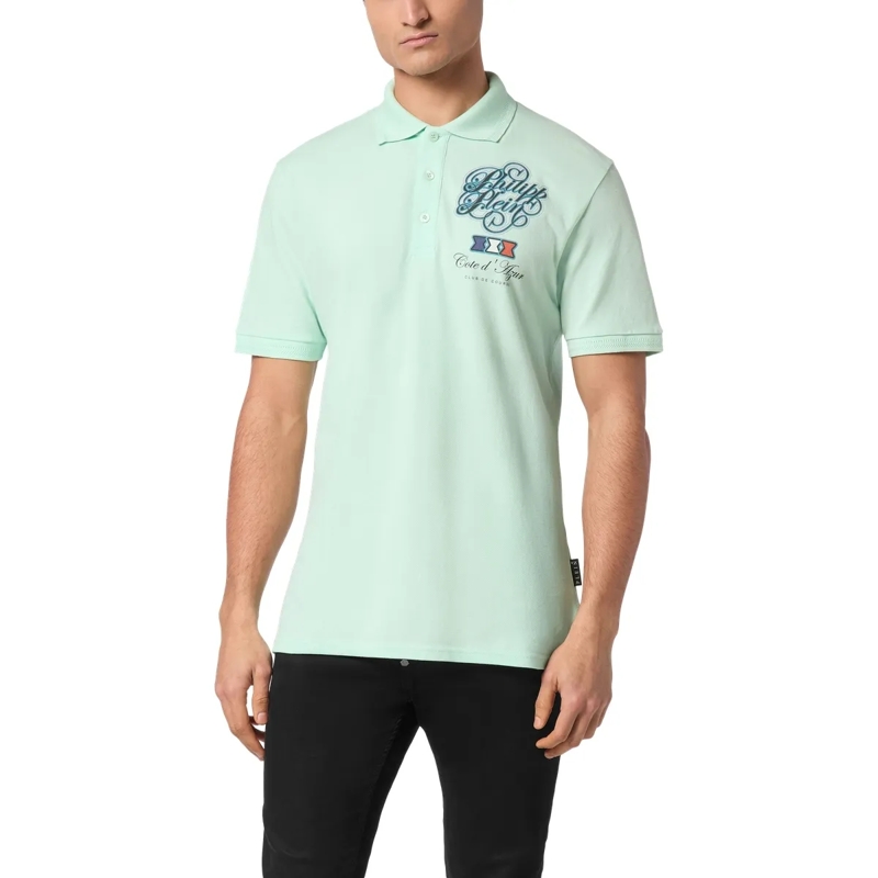 Philipp Plein Top Poloshirt Racing grün(Image 3)