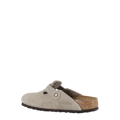 Birkenstock Mule Boston Sfb Suede Clogs Grey (Image 3)