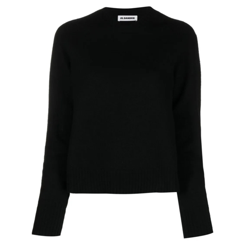 Jil Sander Pullover Black Crew Neck Sweater Black