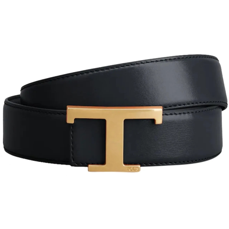 Tod's Ceinture en cuir Belts Neroblu blau