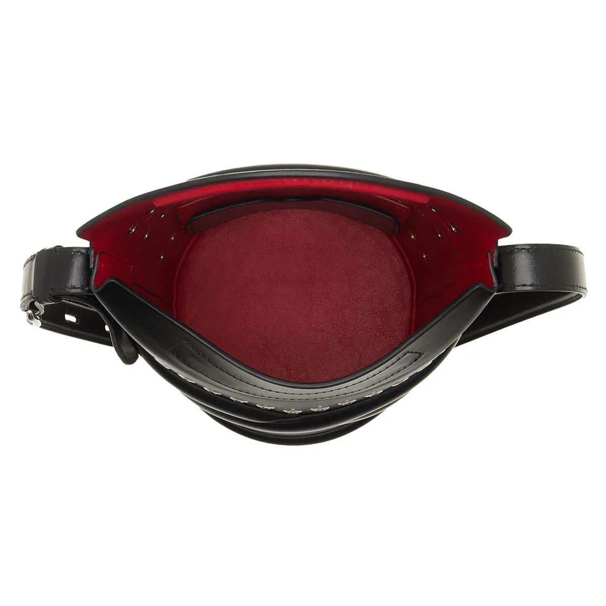 alexander mcqueen Bucket bags The Curve Hobo Bag in zwart