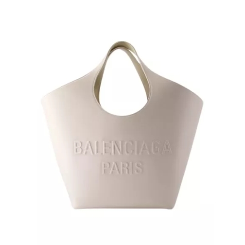 Balenciaga Mary Kate Tote - Leather - Nacre Neutrals Rymlig shoppingväska