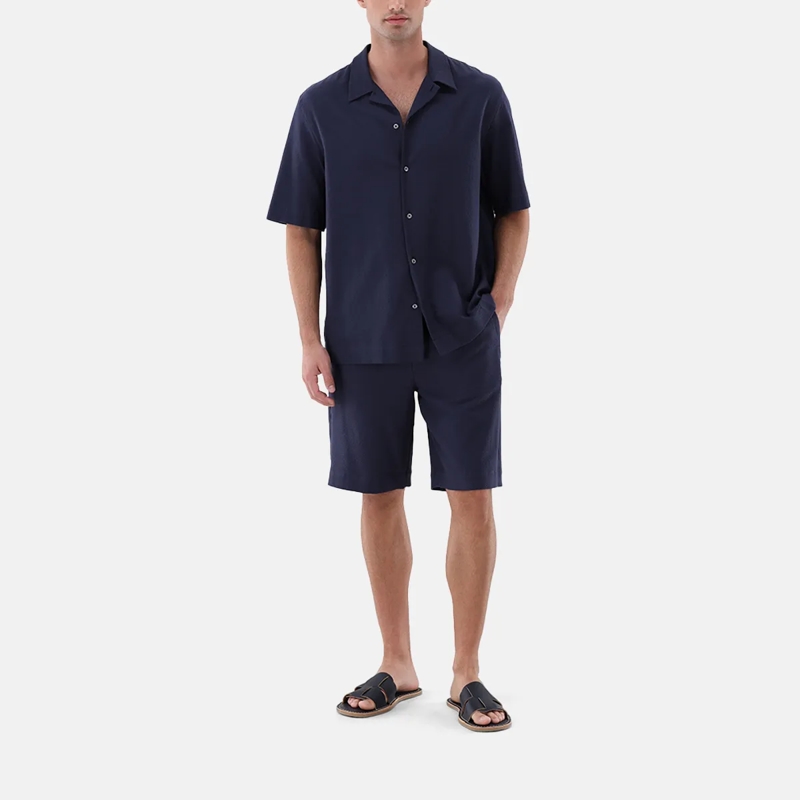 VAN LAACK Hemd Hemd Tailor Fit Uni dunkel-blau (Image 2)