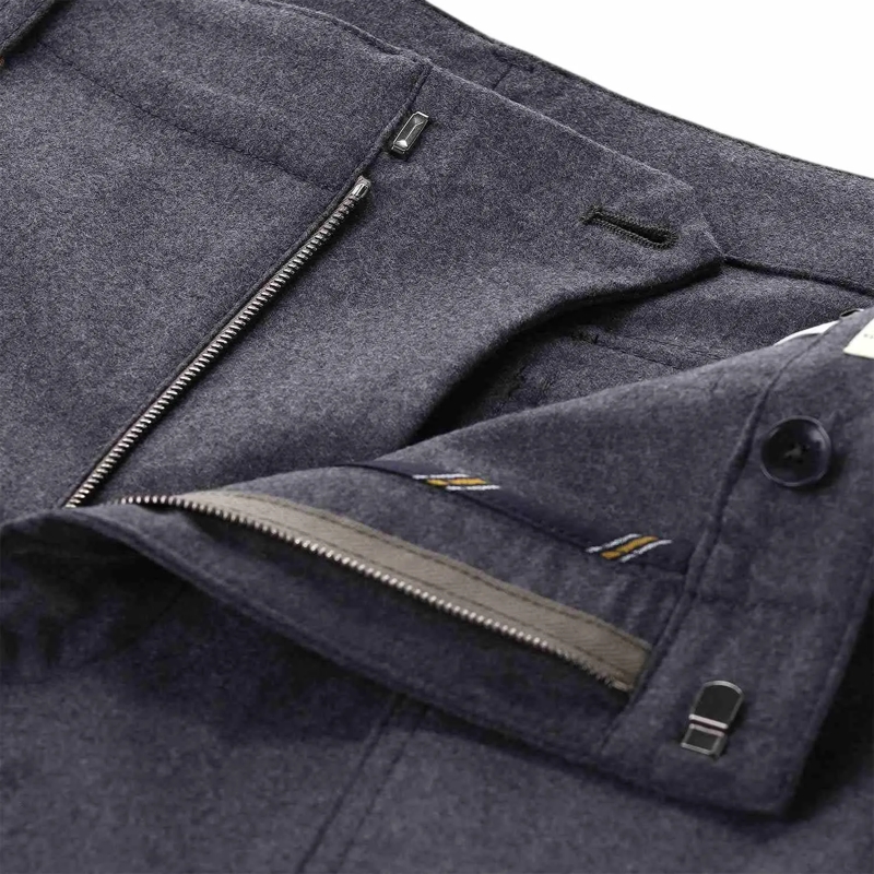 Etro Pantalons décontractés Stoffhose mit Seitentaschen braun(Image 3)