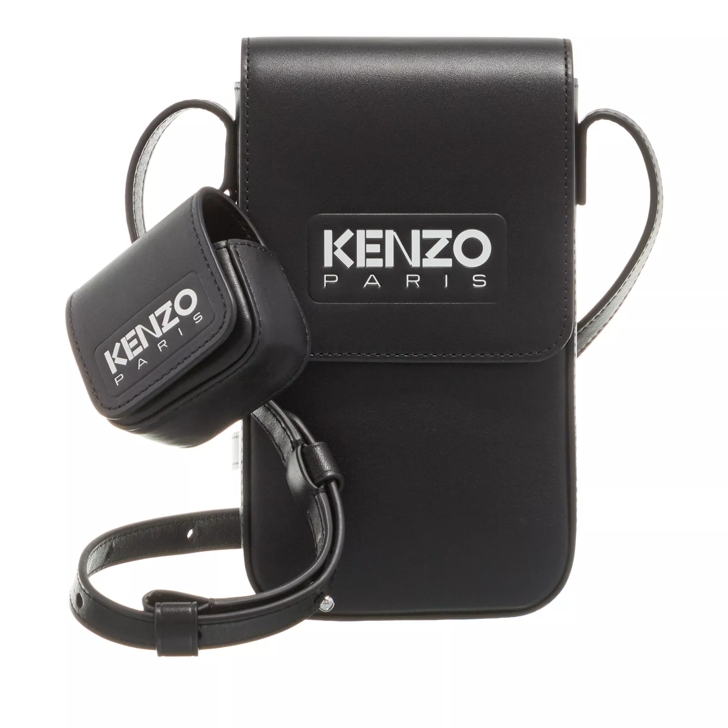 Kenzo Phone Holder On Strap Black | Phone Sleeve