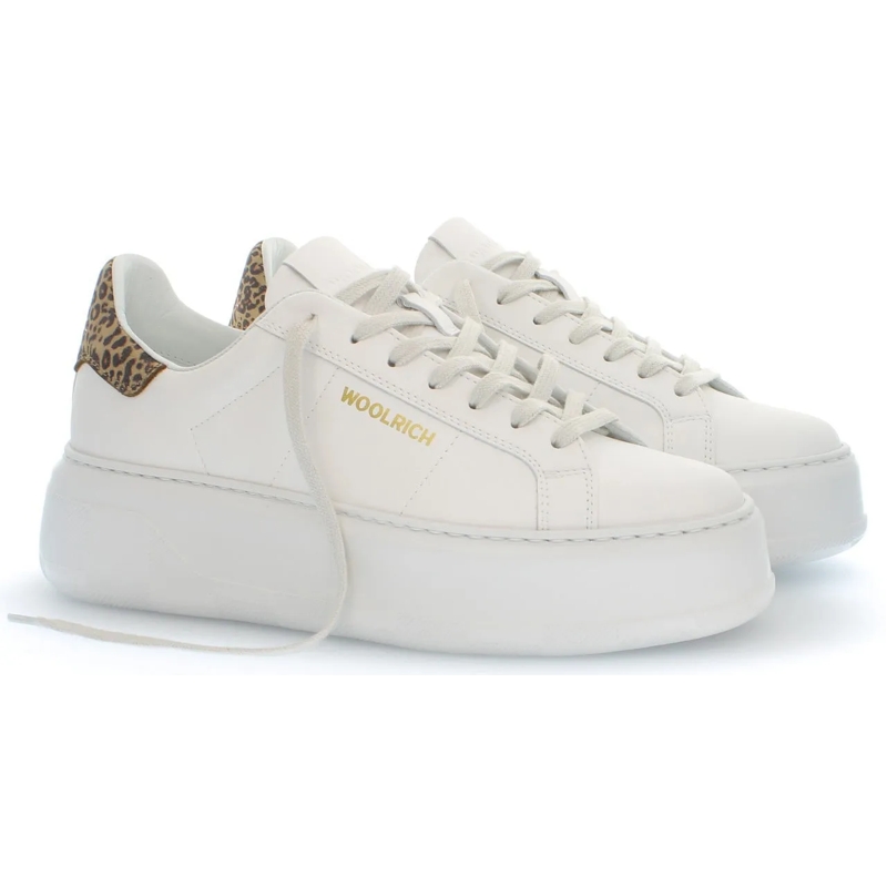 Woolrich Sneaker basse Sneakers Biancoleopardato mehrfarbig