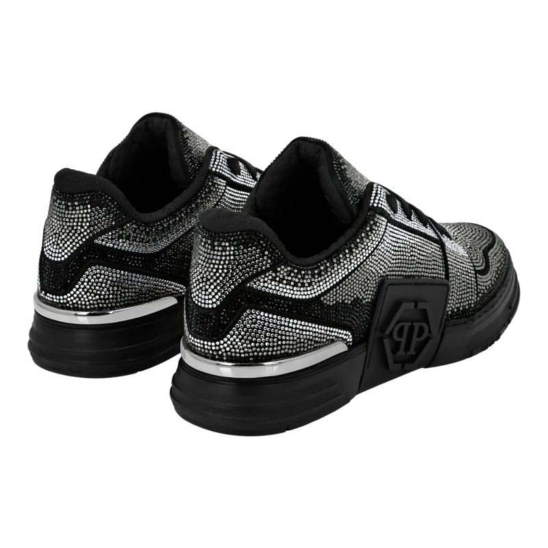 Philipp Plein Low-Top-Sneaker Sneaker Hexagon Mit Schmucksteinen schwarz(Image 2)