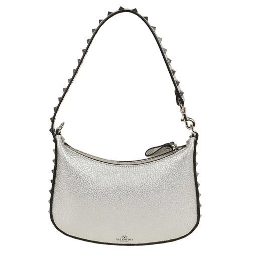 Valentino Schultertasche Mini Hobo Rockstud Bag Metallic