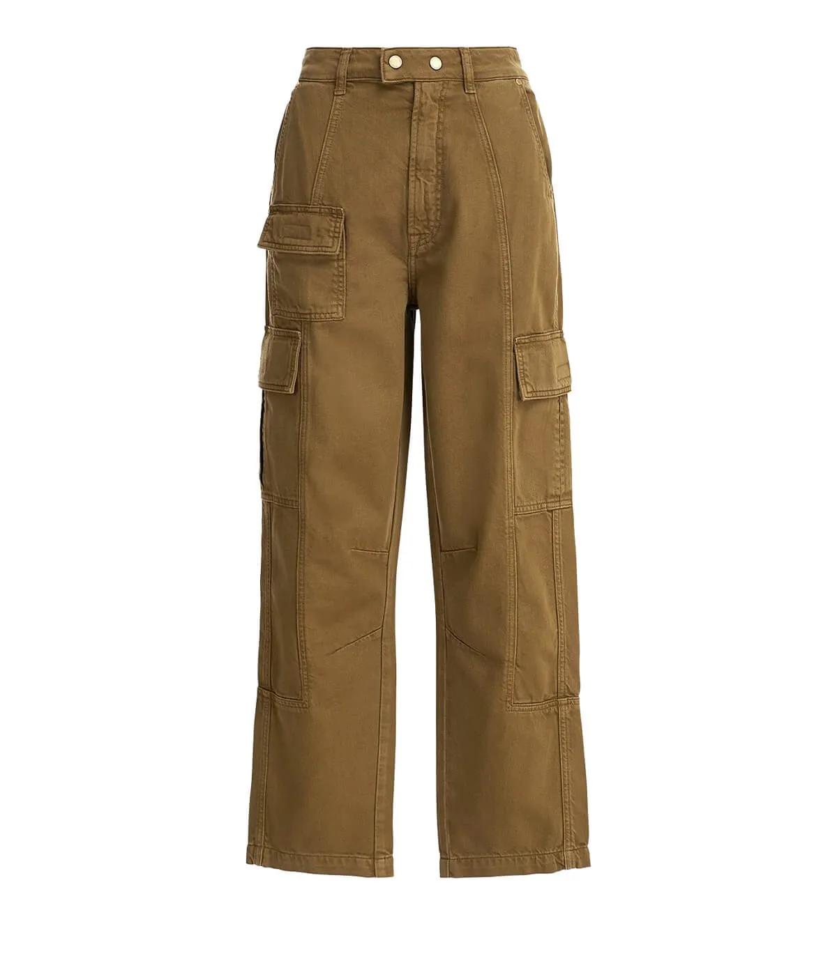 Essentiel Antwerp - ESSENTIEL ANTWERP CLEARLY KHAKI CARGO JEANS - Größe 26 - grün