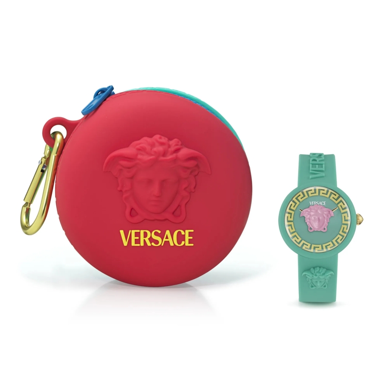 Versace Quarzuhr Quarz-Analoguhr Medusa Pop Kids grün(Image 4)