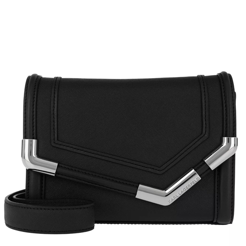 Karl Lagerfeld K/Rocky Saffiano SM Shoulder Bag Black Crossbody Bag