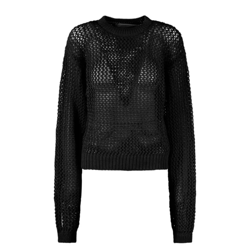 Ramael Bio Cable Crewneck Sweater Black Tröja