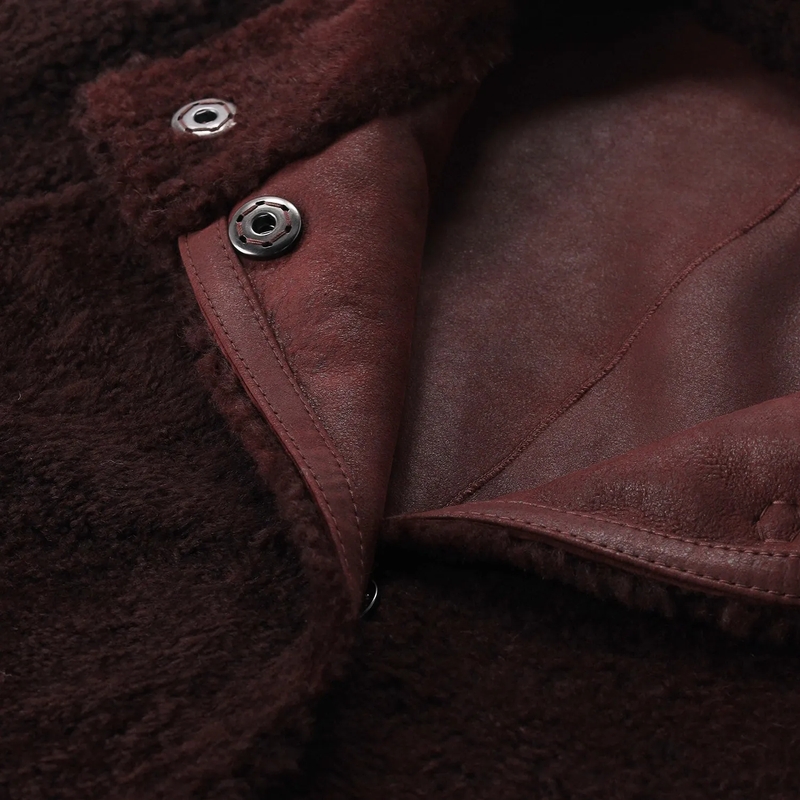 Werner Christ Jacke Wendejacke Grace aus Leder rot(Image 6)