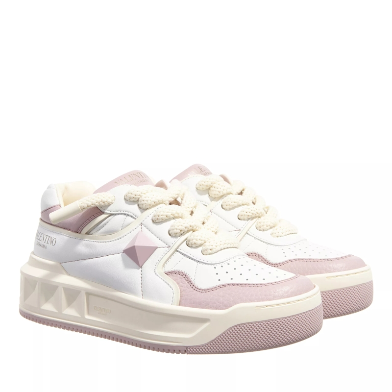 Valentino Garavani Plateau-Sneaker One Stud XL Sneakers White/Ivory/Water Lilac