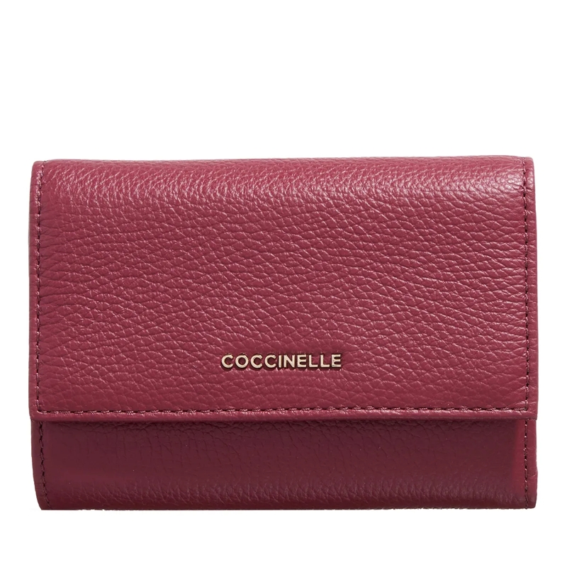 Coccinelle Tri-Fold-Portemonnaie Metallic Soft Ribes