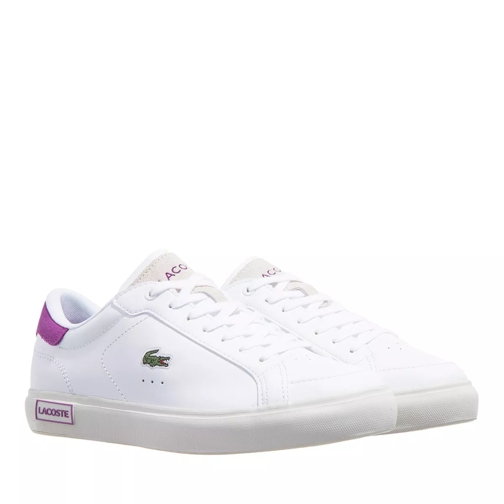 Lacoste Powercourt 123 1 White Purple Low-Top Sneaker