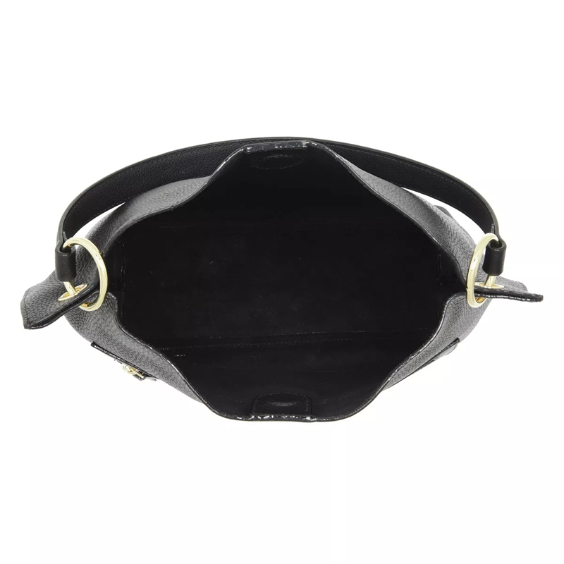 Ted Baker Hobo Bag Cafrin Zip Detail Hobo Bag Black(Image 5)