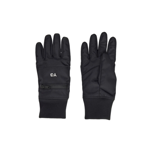 Y-3 Gant NY Handschuhe mit Logo-Print black black