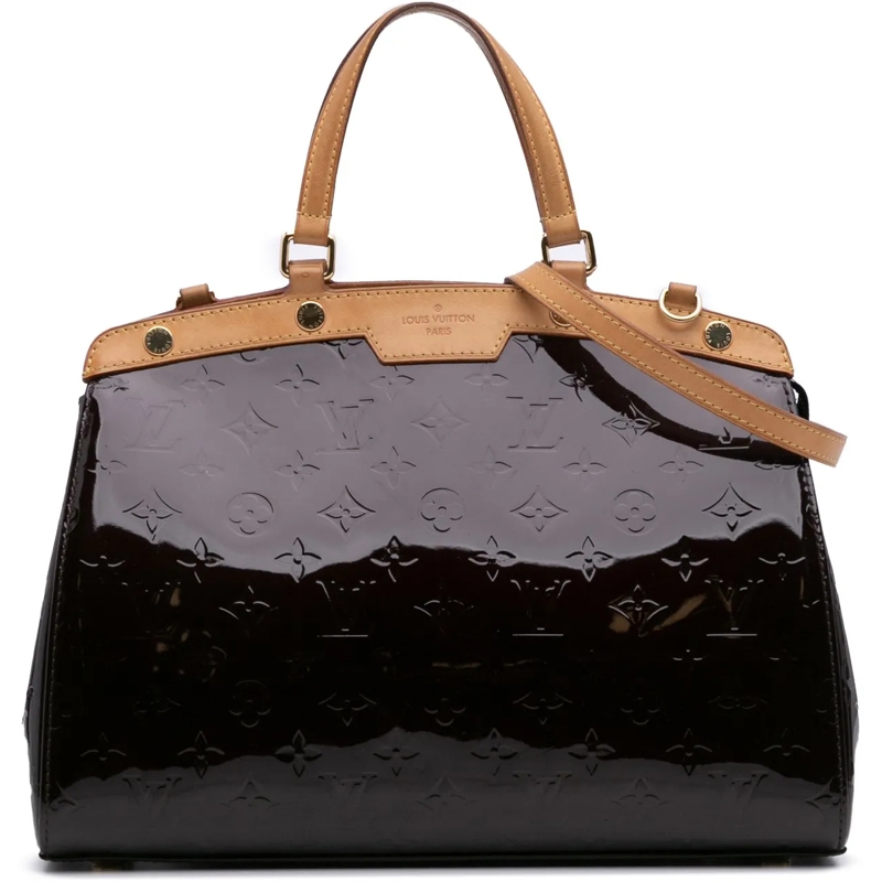 Louis Vuitton Sac à bandoulière Monogram Vernis Brea MM lila