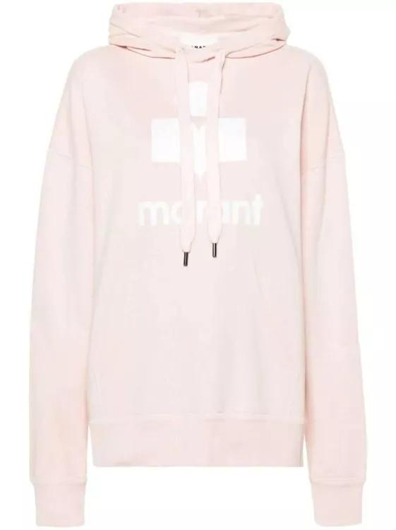 Etoile Isabel Marant - Mansel Logo-Embossed Hoodie - Größe 34 - pink