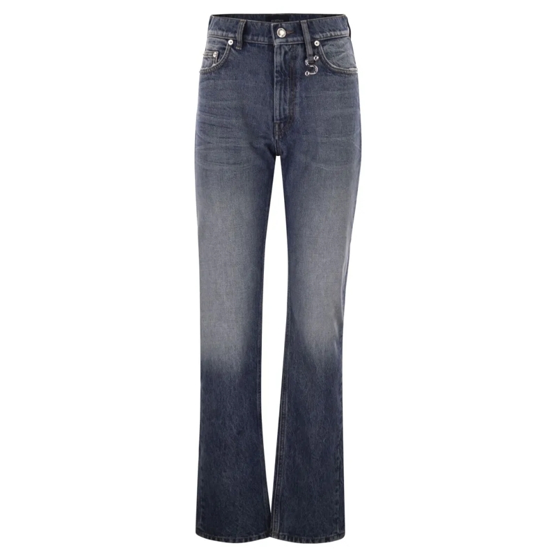 Sportmax Jeans Baita - Low-Rise Jeans Blue