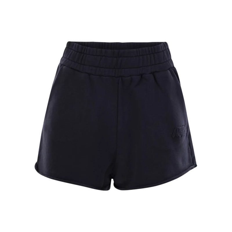 Autry International Casual Shorts Short Trousers In Compact Cotton Jersey Blue