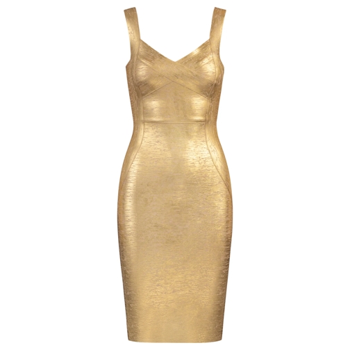 Kraimod Midi-Kleider Bandage Kleid gold