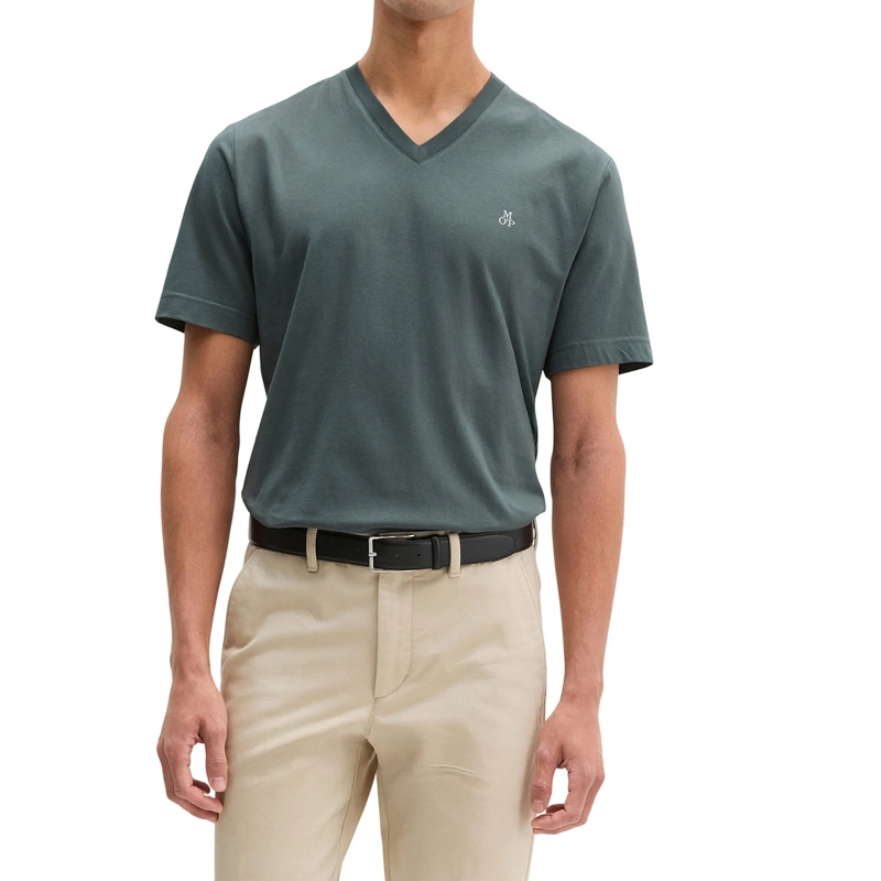 Marc O´Polo Hemd T-Shirt Short Sleeve 1er Pack grau(Image 2)