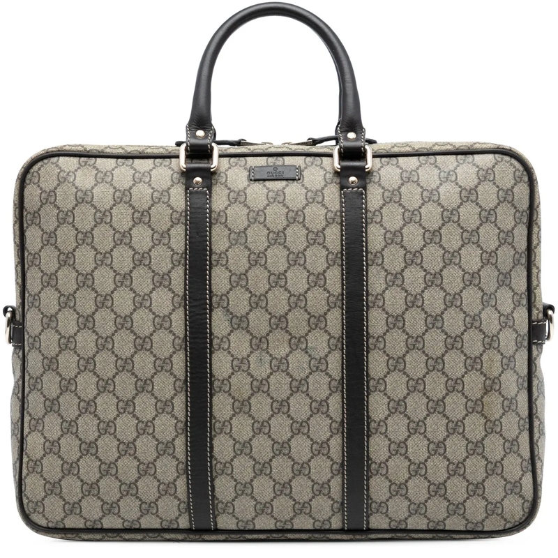 Gucci Tote GG Supreme Business Bag braun