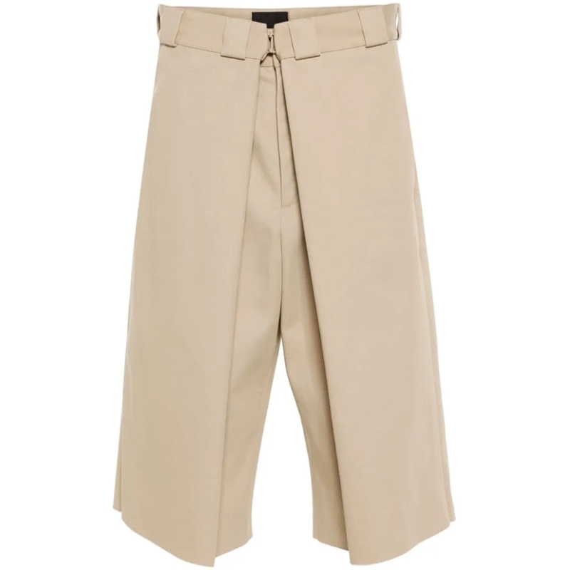 Givenchy Casual Shorts Almond Beige Canvas Twill Shorts Neutrals