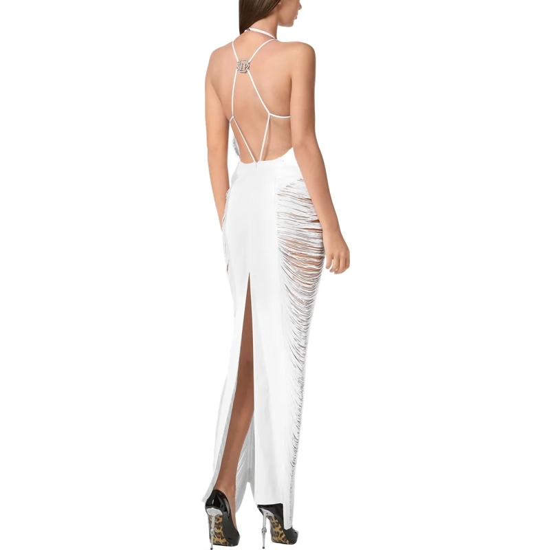 Philipp Plein Maxikleid Kleid weiss(Image 2)