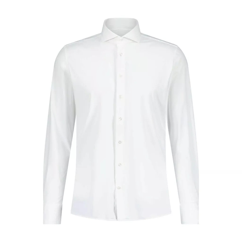 fakts  Slim-Fit Hemd aus Jersey Weiß(Image 3)