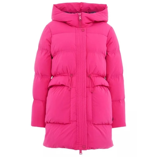 After Label Pink Appleton Quilted Down Coat Pink 