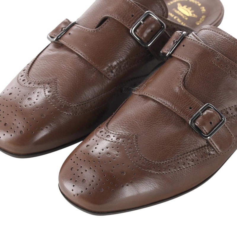 Officine Creative Schnürschuhe Sandalen aus Leder braun(Image 2)