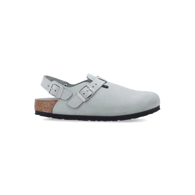 Birkenstock Sandalen Narrow-Fit Nubuck Leather Tokio Clogs White