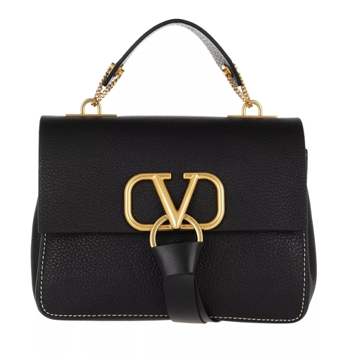 Valentino Garavani Small Shoulder Bag Leather Black Crossbody Bag