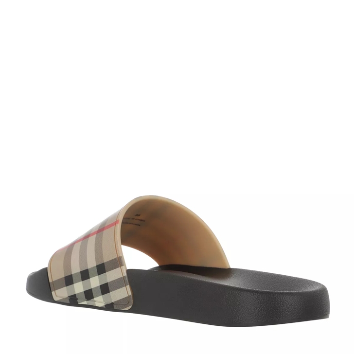 Burberry vintage store check slides