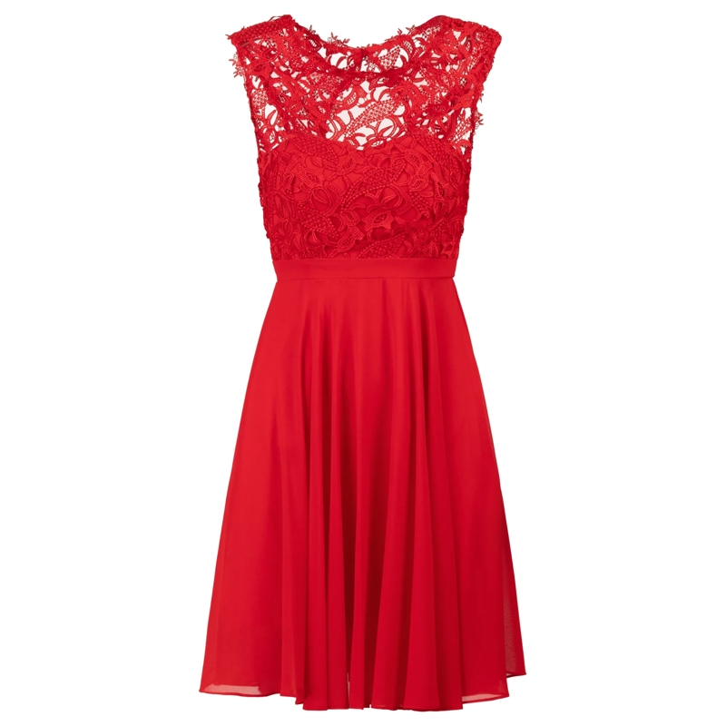 Kraimod Midikleid Kleid rot
