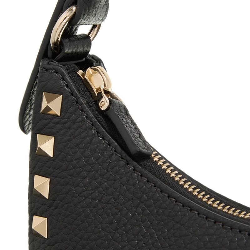 Valentino Garavani Schultertasche Rockstud Hobo Bag Nero(Image 4)