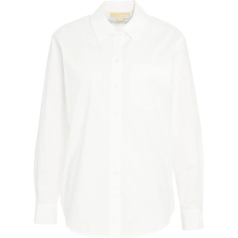 MICHAEL Michael Kors Bluse Cotton blouse weiß