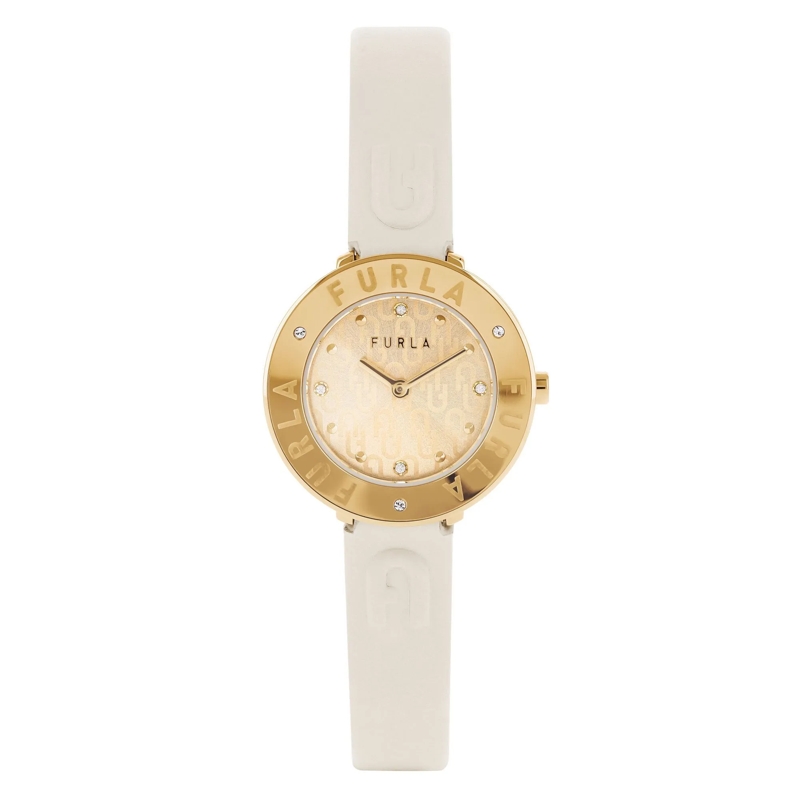 Furla Automatikuhr Analoguhr Furla Essential beige