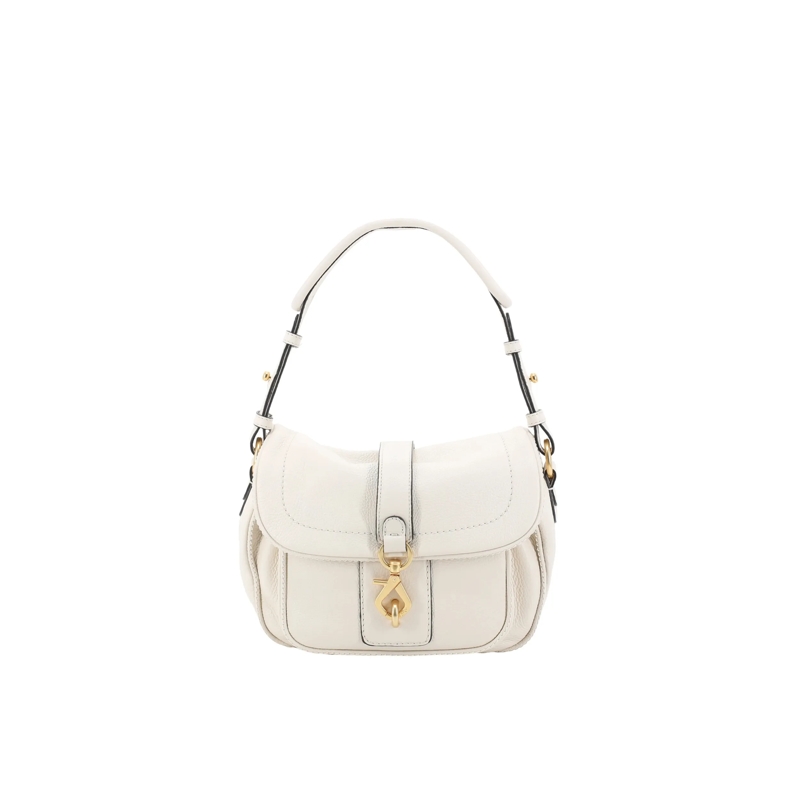 Abro Schultertasche Schultertasche STAR SADDLE beige