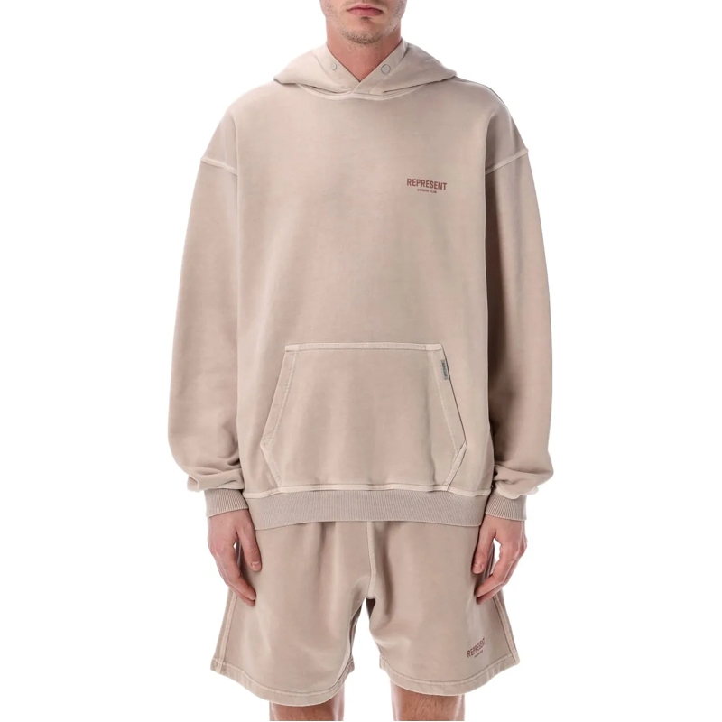 Represent  Owners Club Hoodie Dusty Mauve taupe