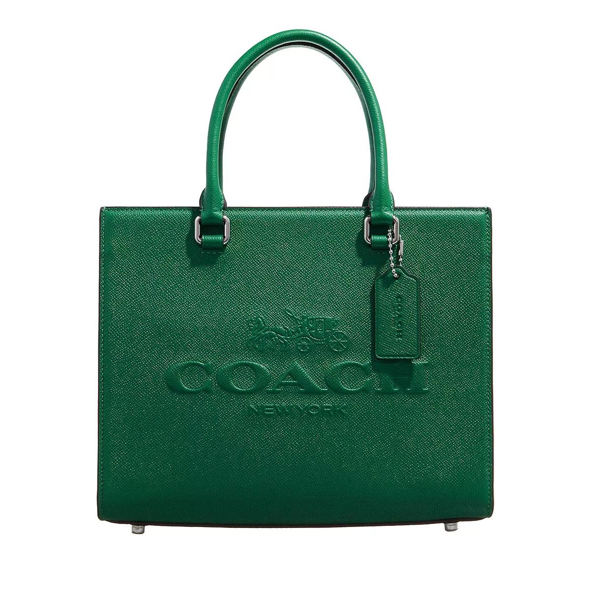 Coach emerald best sale green handbag